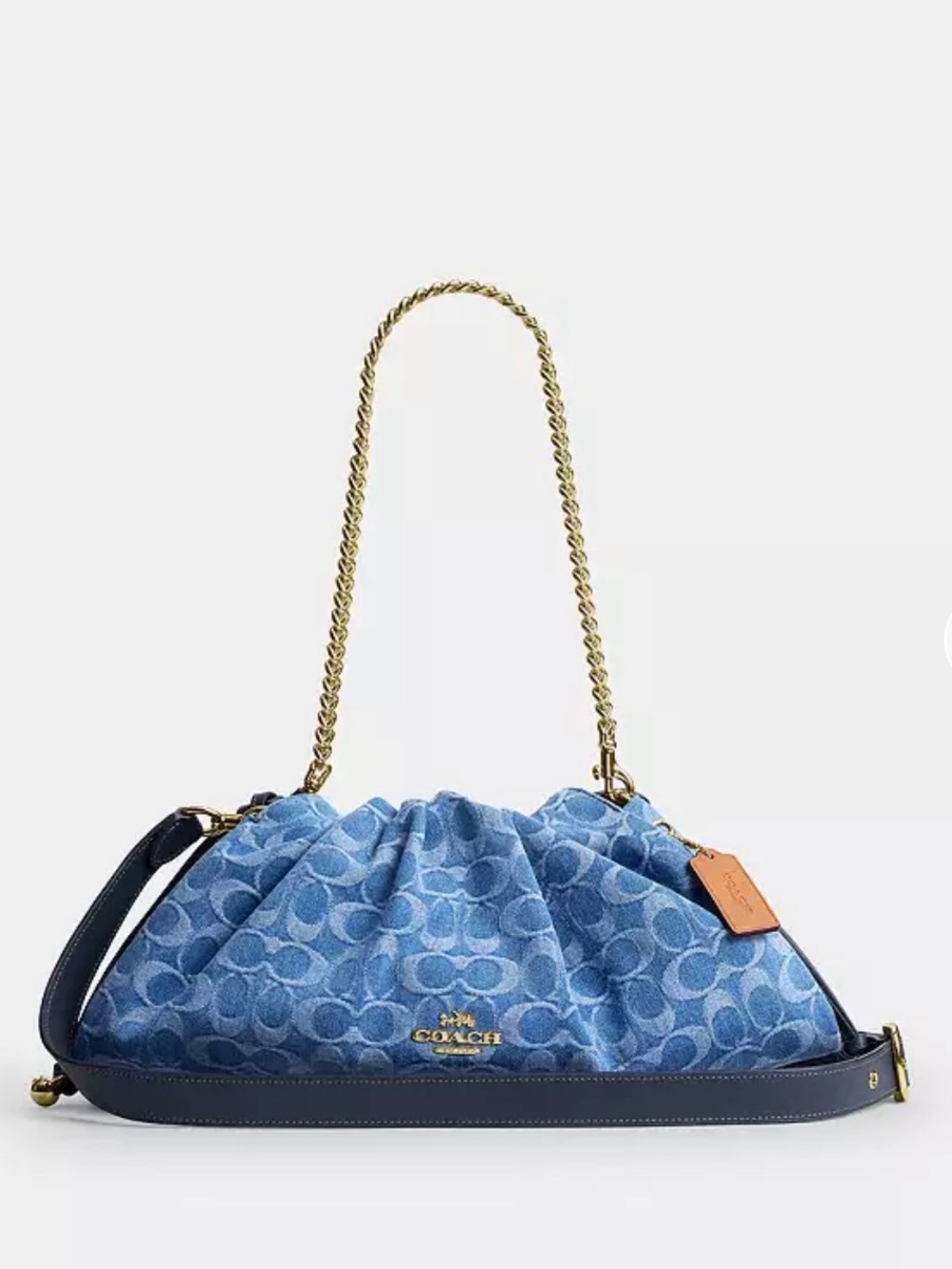 Coach Faye Large Shoulder bag in Signature Denim